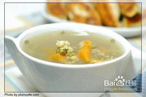 南瓜绿豆粥的做法