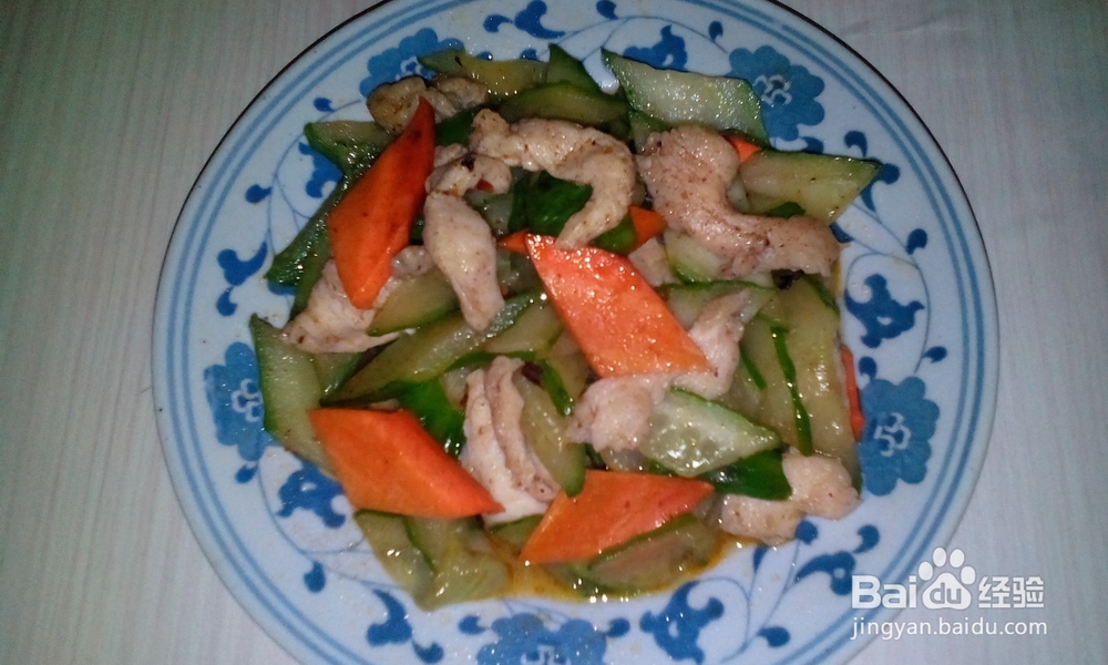 家常小炒——脆瓜炒鸡肉