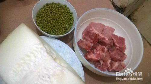 家常菜——冬瓜绿豆骨头汤