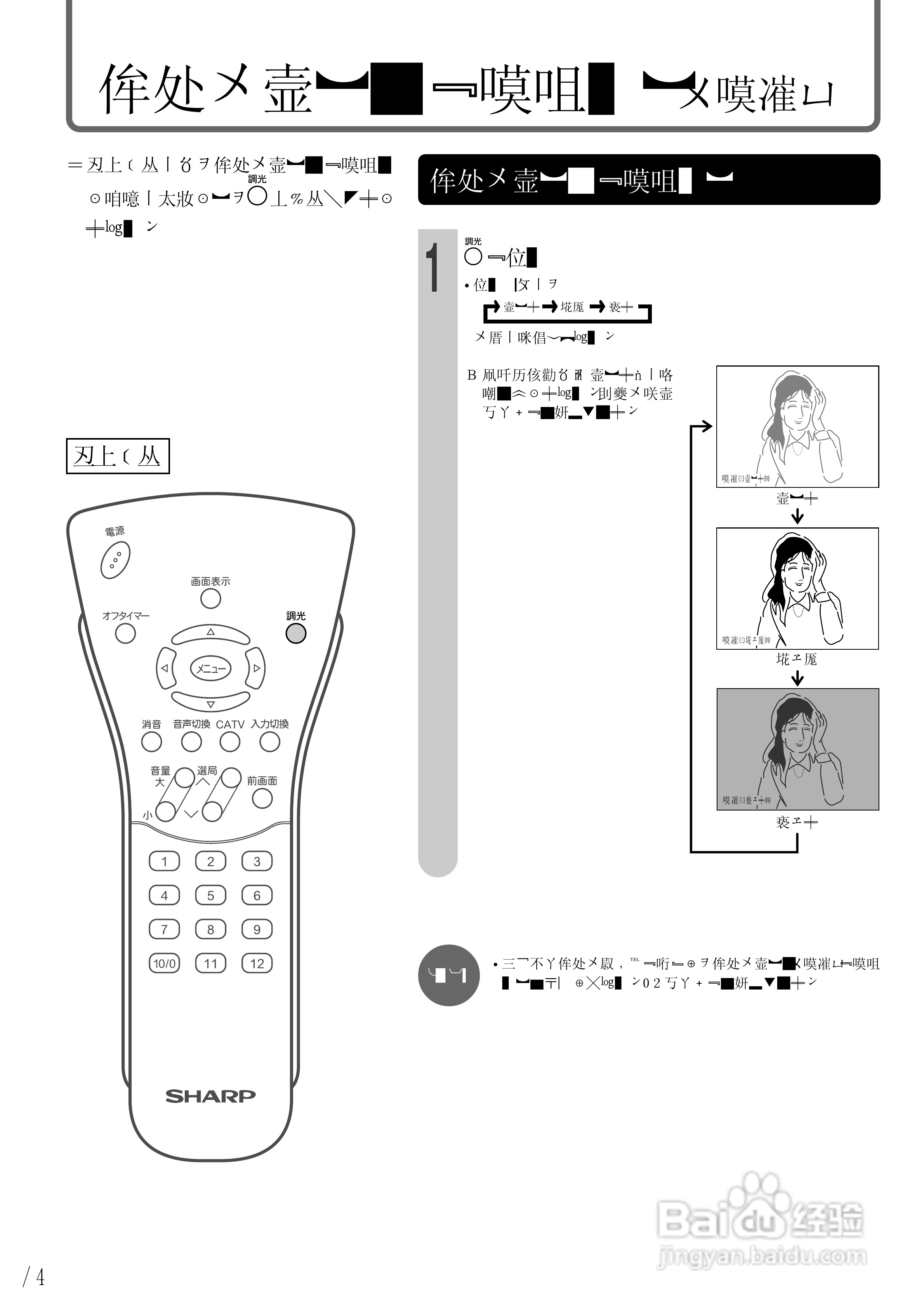 SHARP LC-13C1电视机说明书:[2]