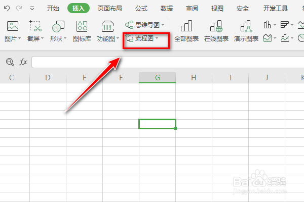 如何使用Excel插入的流程图功能呢