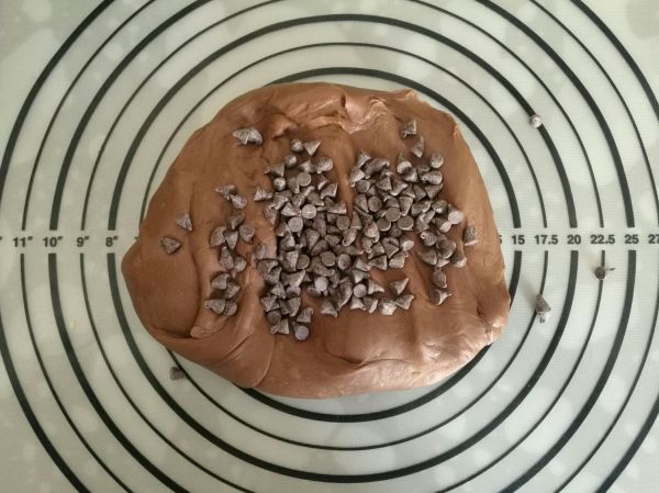 可可巧克力豆吐司