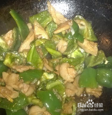 青椒炒肉片的做法