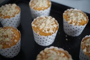 乳酪夹心南瓜爆头玛芬的做法