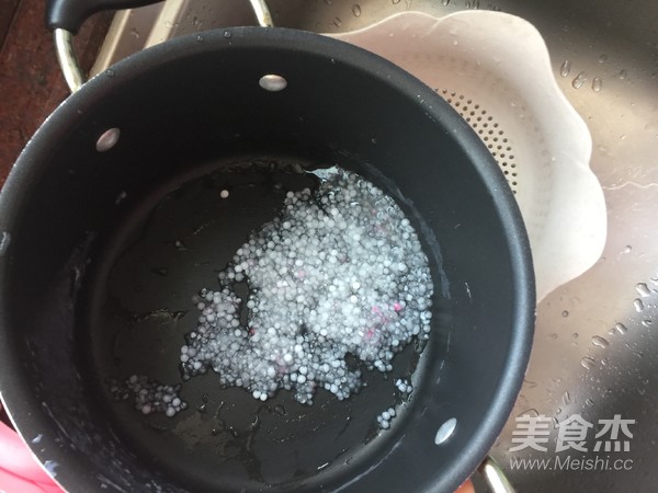 红豆西米椰奶冻