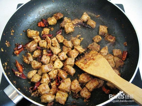 自创宫保肉丁
