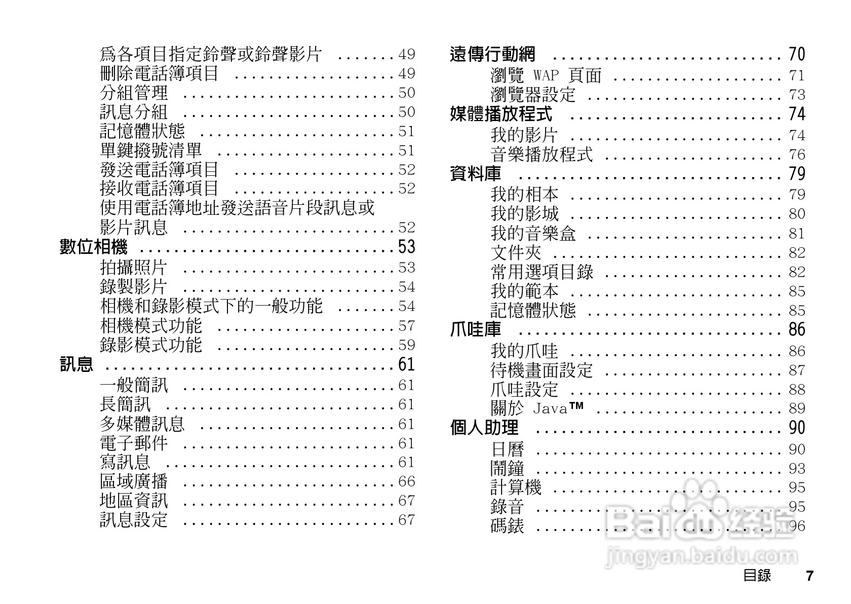 夏普WX-T81手机使用说明书:[1]