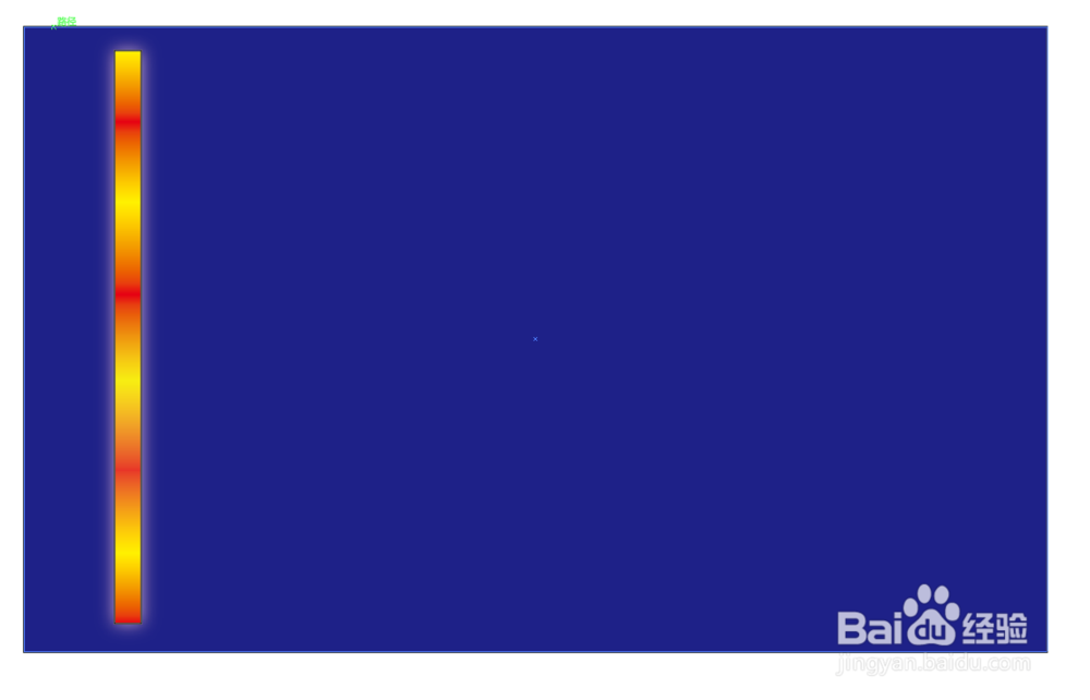 在AI如何制作红黄渐变数码管效果