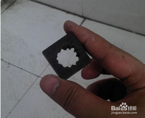 自制饭卡戒指。