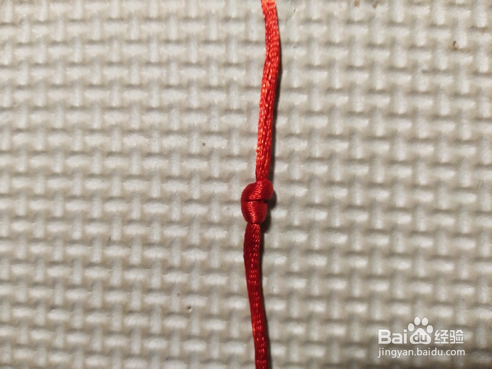 中国结基础入门——单8字结、线圈结