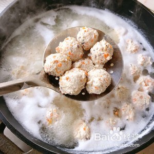 香菇鸡胸肉丸子