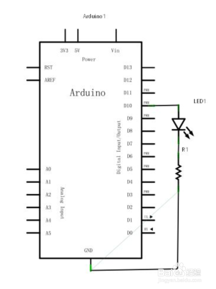如何用arduino 点亮一个LED灯 arduino 学习之1
