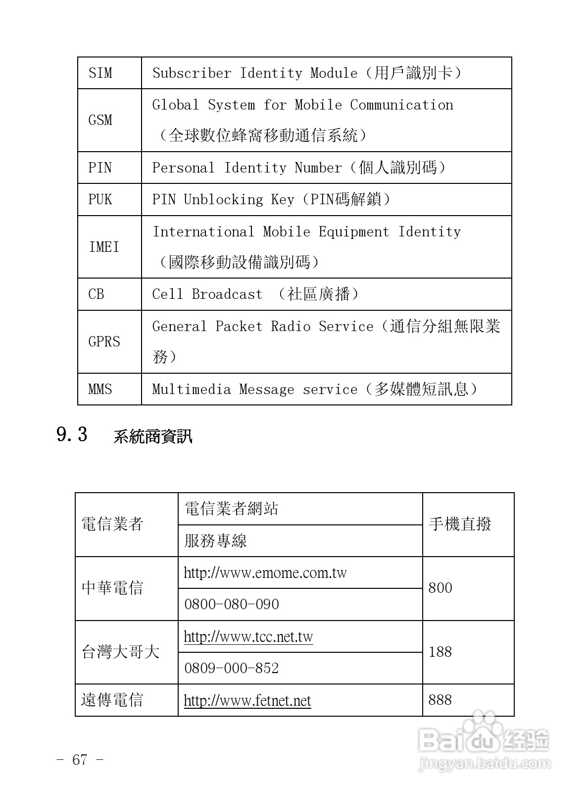 声宝GK-858型手机说明书:[7]