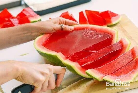 用球球糖怎么做西瓜果冻
