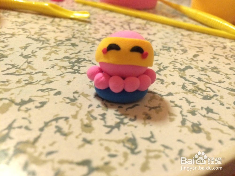 保卫萝卜纸粘土手工：[4]章鱼