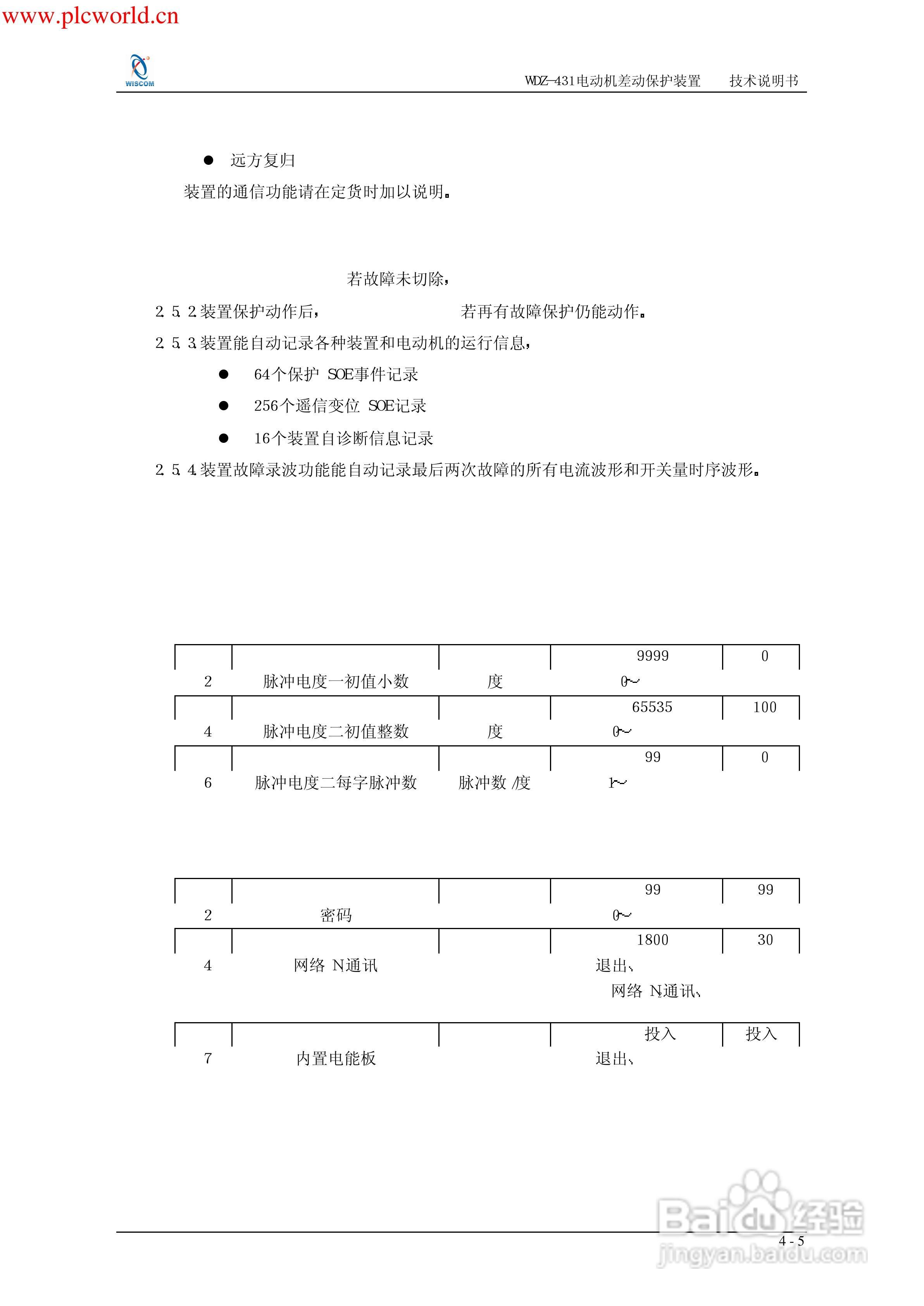 WDZ-491电压互感器保护测控装置说明书:[8]