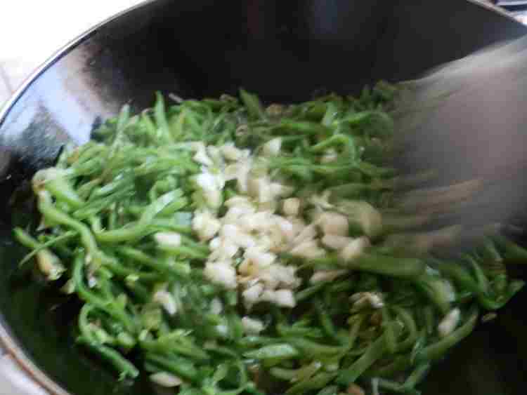清炒扁豆丝，素食中的佼佼者！