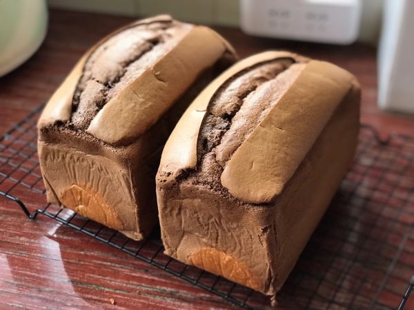 蛋糕和面包的双重结合 蜜豆黑钻吐司