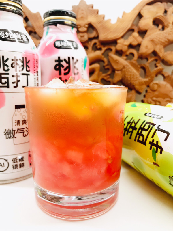 咖啡西瓜桃桃西打饮