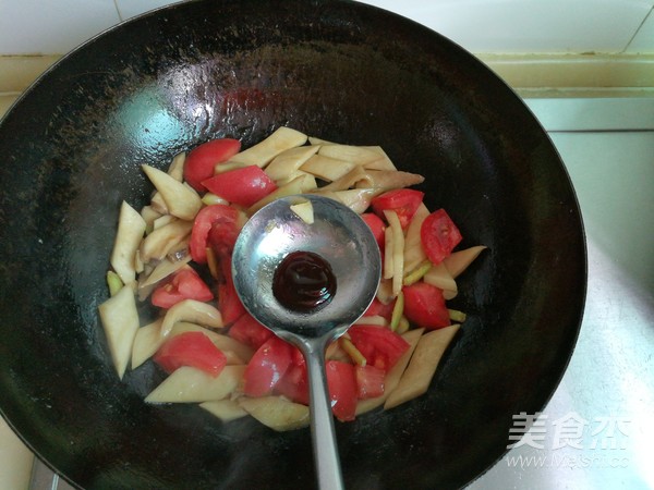 鲍菇番茄炒鸡蛋