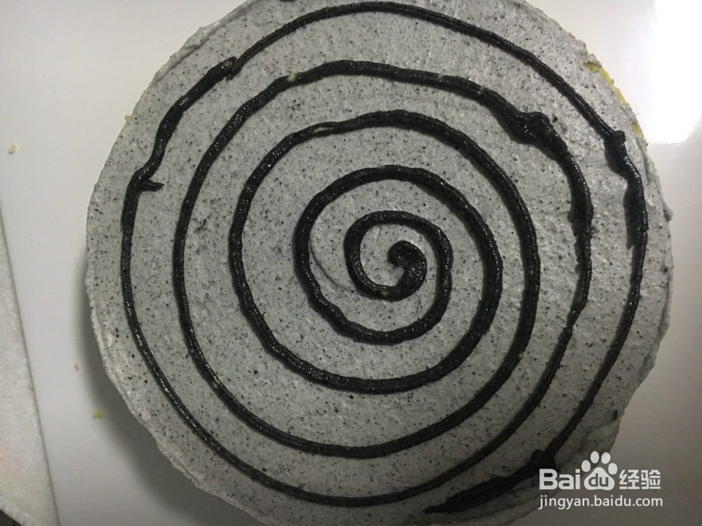 没那么讲究的黑芝麻奶油蛋糕