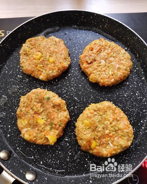 时蔬鸡肉饼怎样做