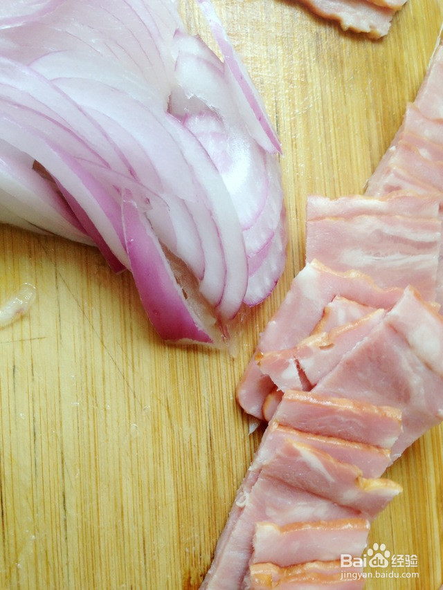 培根玉米意面的做法