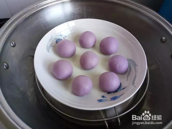 紫薯糯米糍，好吃到口水忍不住流下来！