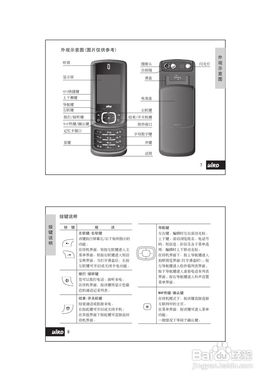 波导D736手机使用说明书:[1]
