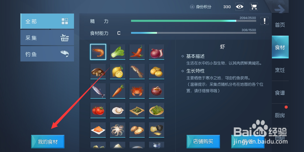 龙族幻想哪里可以钓鱼，获得的食材在哪里看