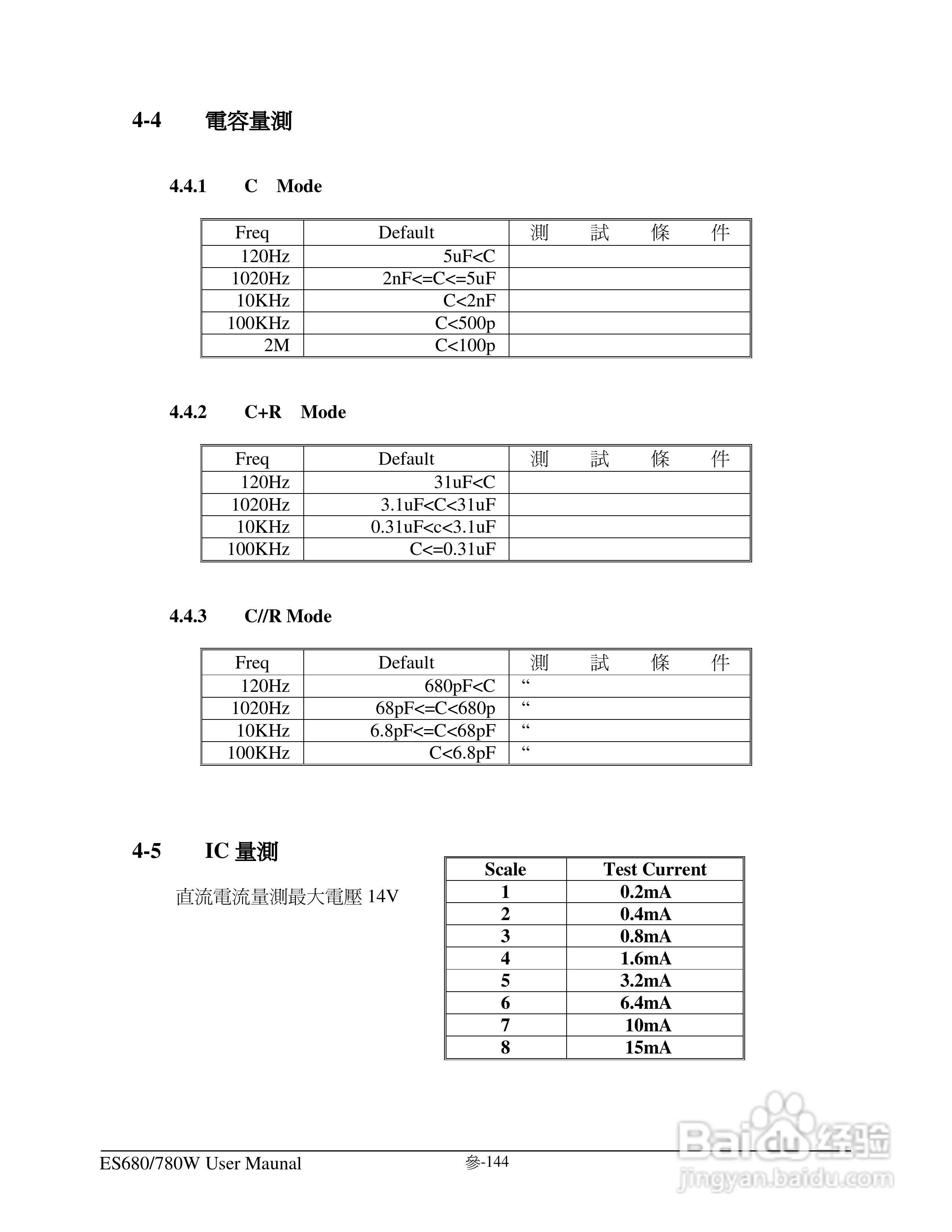 东之源 ES680W ES780W ICT在线测试仪操作手册:[16]
