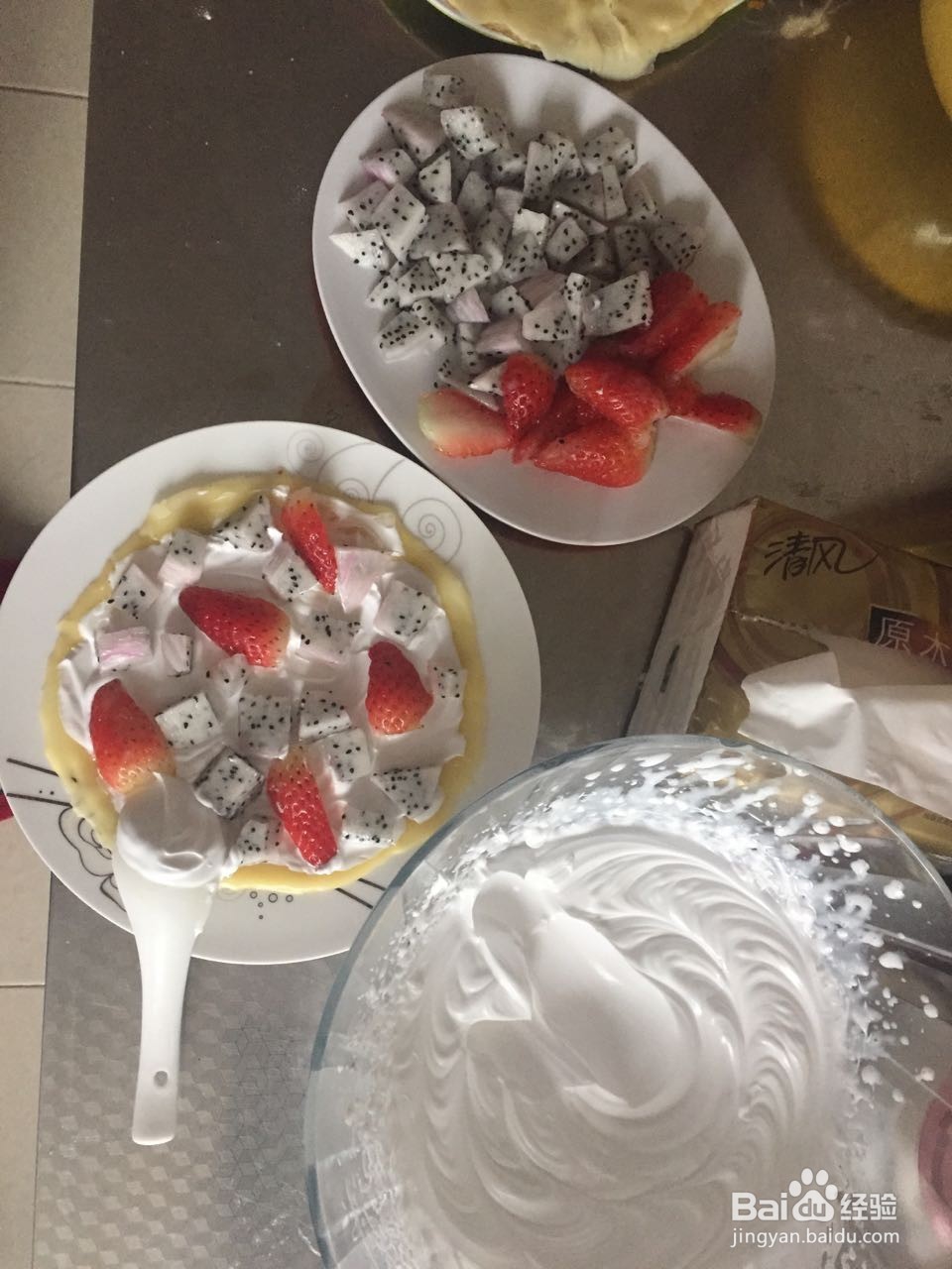 简单自制千层蛋糕