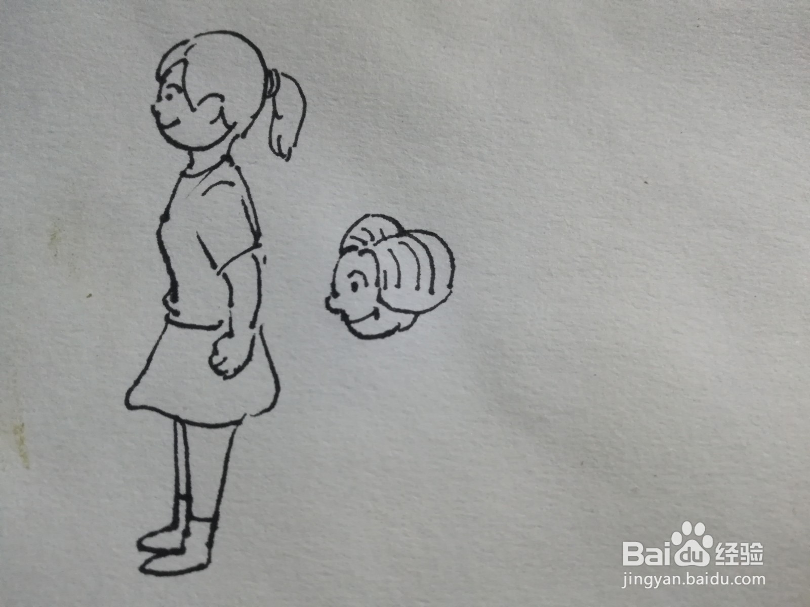 幼儿园排队简笔画
