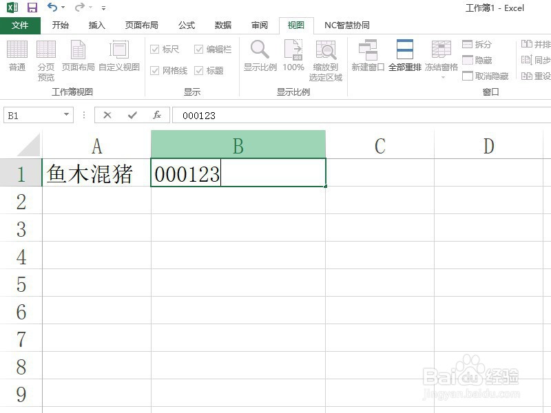 如何在Excel单元格中输入0开头的数字?