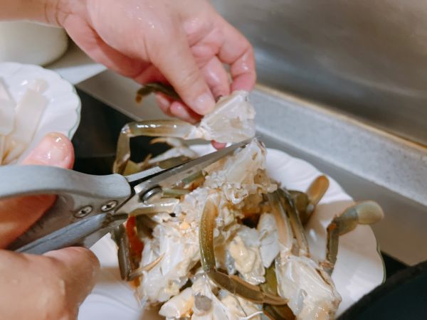 鲜香美味青蟹炒年糕