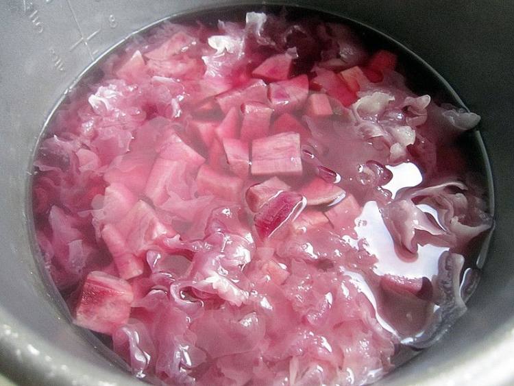 紫薯银耳羹的做法，快收快收！