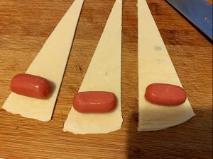 香肠可颂（手抓饼版）