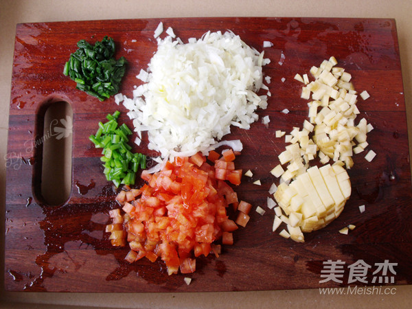 菠菜蛋包饭的做法