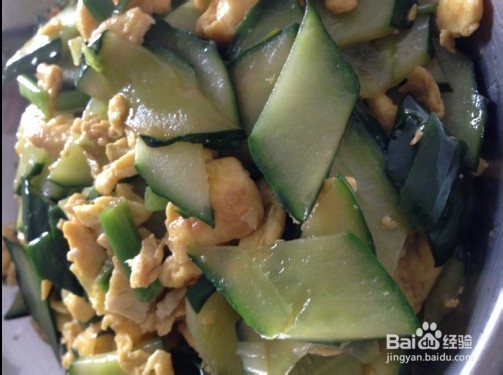 黄瓜炒鸡蛋做法