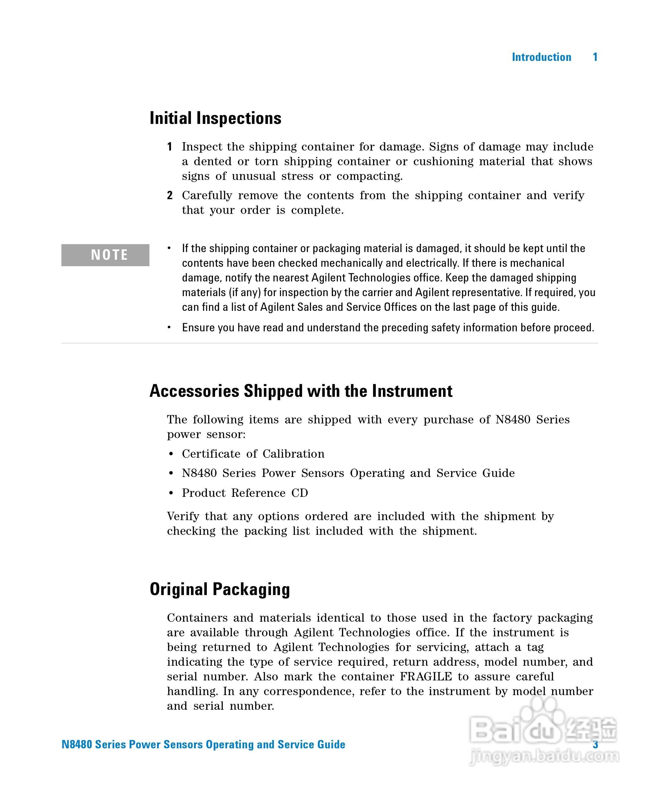 N8482A功率感测器使用手册:[2]