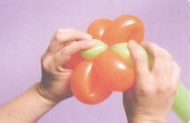 魔法气球造型系列之小花盆