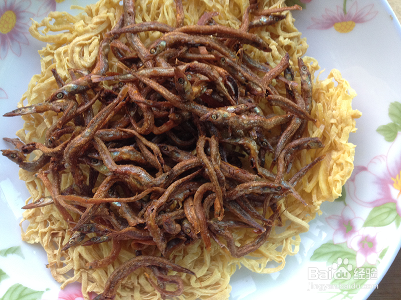 油炸小鱼豆腐丝