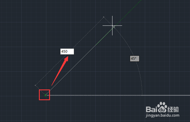 如何用CAD画角度线?
