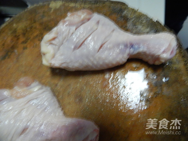 孜然料烤鸡腿