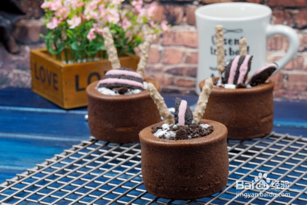 酸奶可可蛋糕杯的做法