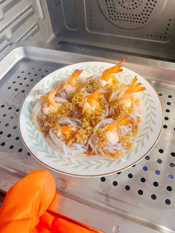 蒜蓉粉丝虾来了