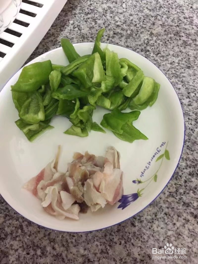 青椒蘑菇片怎么做