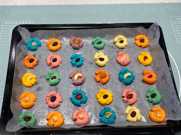 彩色玛格丽特小饼干