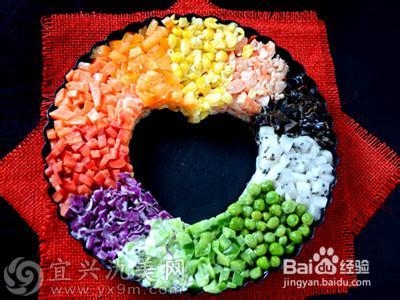 好看又好吃的彩虹沙拉