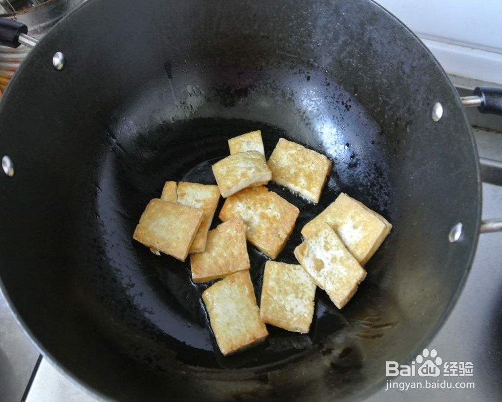香煎蚝油豆腐怎么做